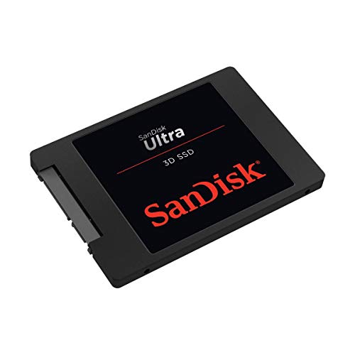 SanDisk Ultra 3D SSD 4 TB interne SSD (SSD intern 2,5 Zoll, stoßbeständig, 3D NAND, nCache 2.0-Technologie, 560 MB/s Übertragungsraten) Schwarz, Festkörper-Laufwerk
