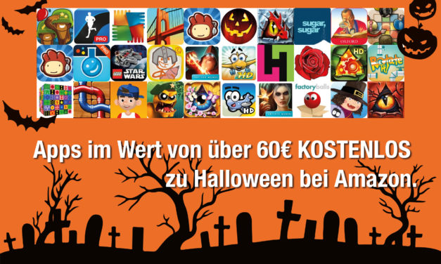 Apps im Wert von über 60€ KOSTENLOS zu Halloween bei Amazon.
