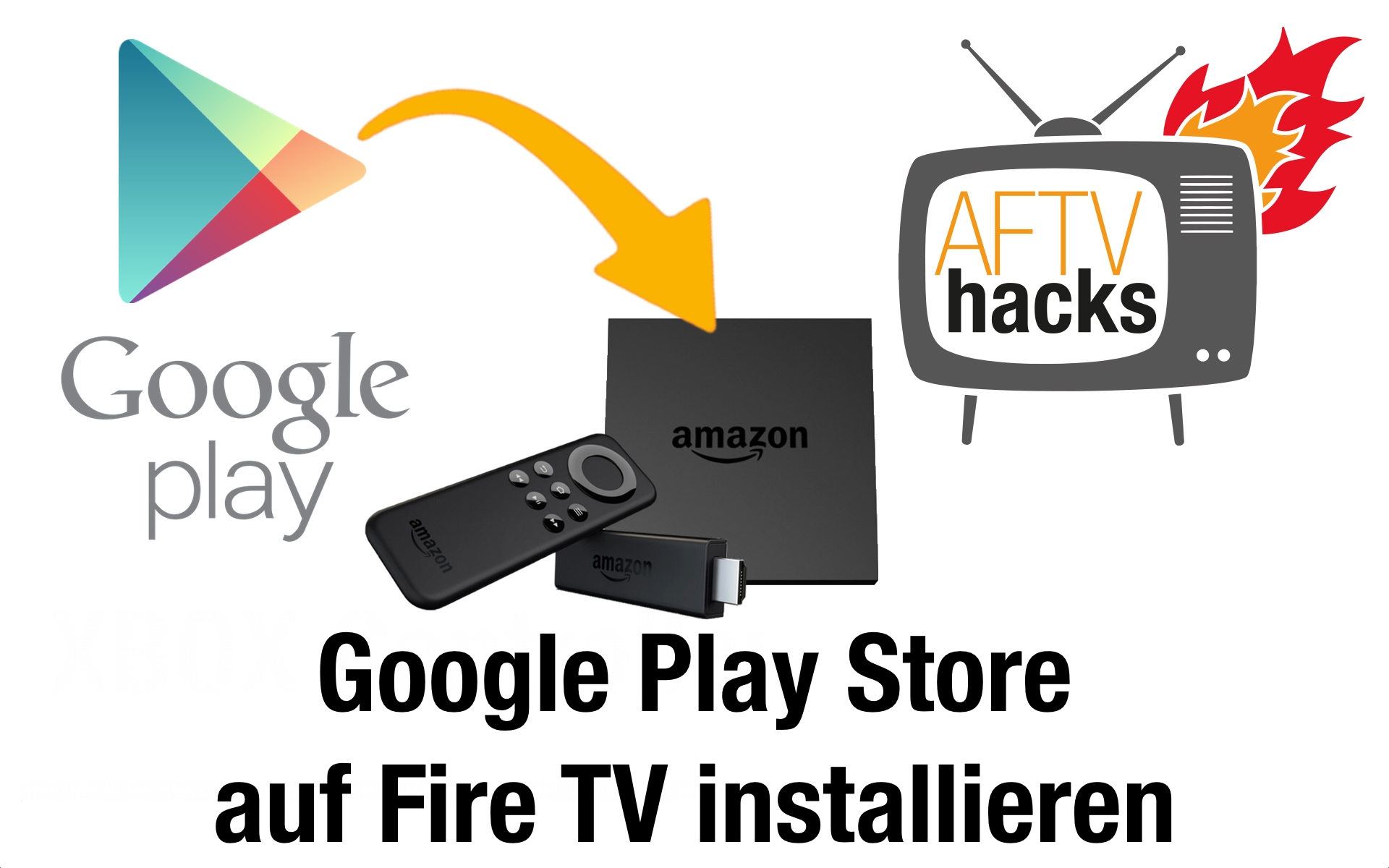 Google Play Store auf deutschem FireTV ohne root installieren - 