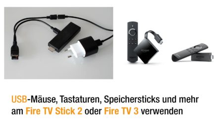 Anleitung: USB Geräte an Fire TV Stick 2, 3 oder 4K Fire TV 3 benutzen – mit USB-OTG-Y-Kabel
