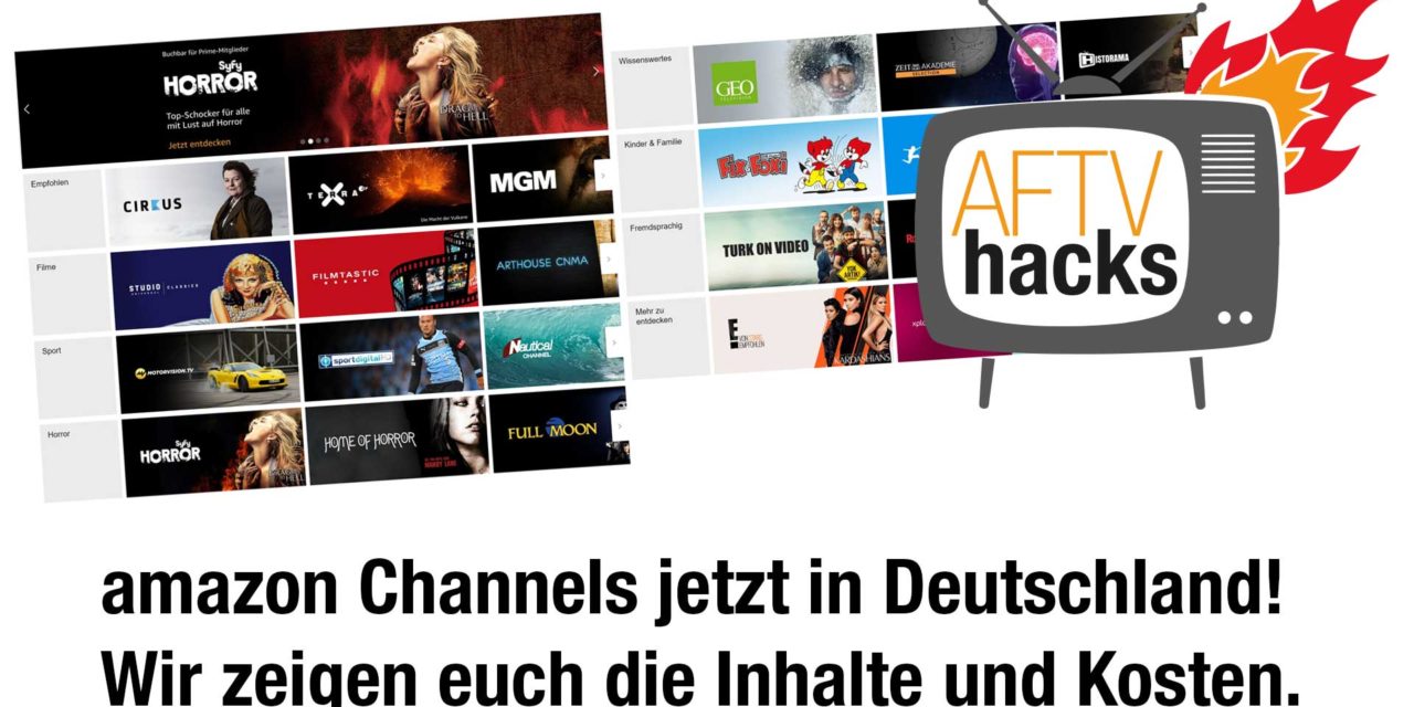 Amazon Channels starten in Deutschland – Was verbirgt sich dahinter? Welche Inhalte sind verfügbar und wie hoch sind die Kosten?