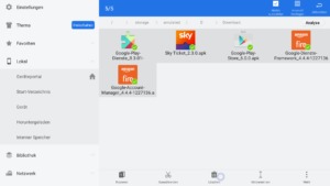 Alle APK-Installationsdateien können bedenkenlos vom Fire TV gelöscht werden