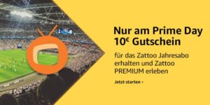 Zattoo-Premium ein Jahr lang auf dem Fire TV schauen und 10€ Gutschein erhalten