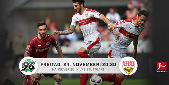 Das Freitagsspiel Hannover 96 gegen VfB Stuttgart für 4,99€ im Eurosport Player Amazon Channel schauen