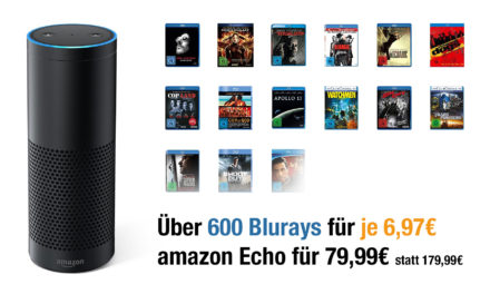 Amazon Echo für 79,99€ & 600 Bluray Filme für jeweils 6,97€