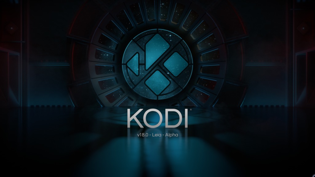 Der neue Splash-Screen von Kodi 18 Alpha 1 Codename Leia gefällt uns sehr gut