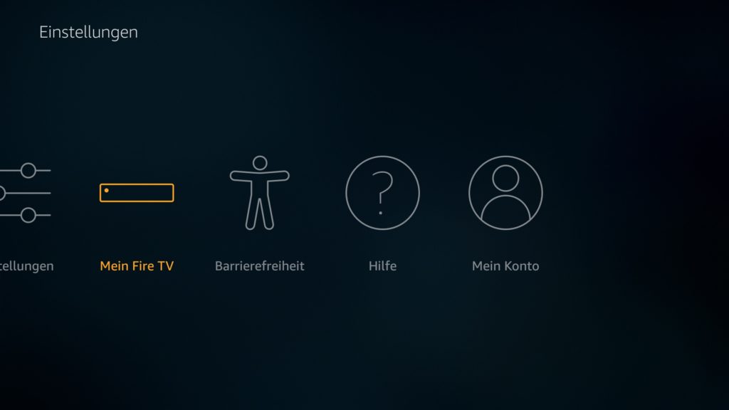 In den Fire TV Einstellungen geht Ihr zunächst auf Mein Fire TV.