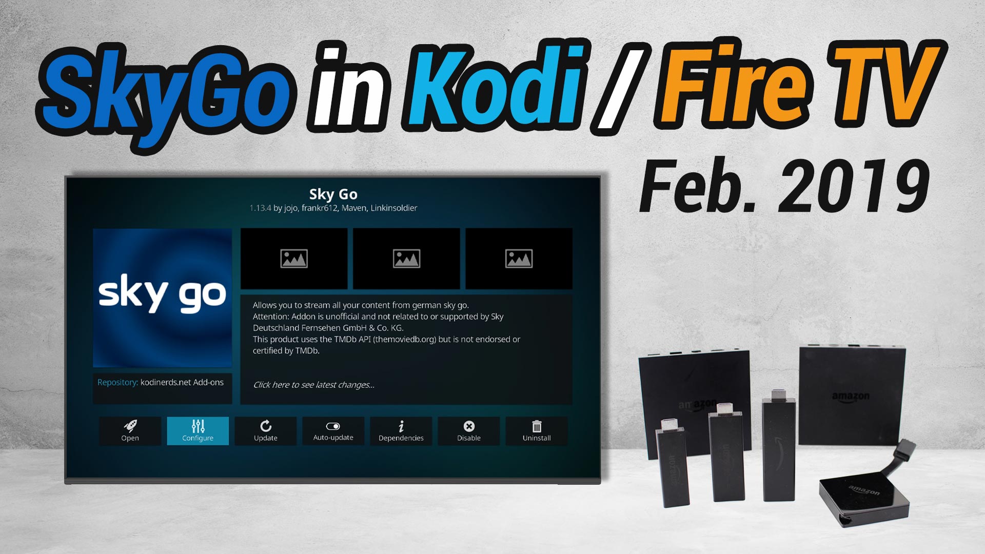 Video-Anleitung: Sky Go Addon in Kodi 18 installieren und benutzen - 