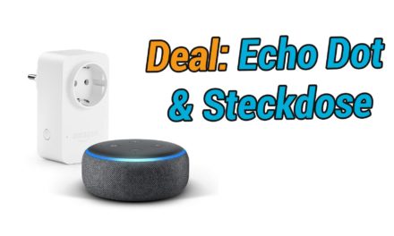 Deal: Echo Dot 3. Generation + Amazon Smart Plug Steckdose