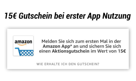 15€ Amazon Gutschein bei Benutzung der App