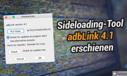 Sideloading-Tool adbLink 4.1 erschienen: 2 Fehler behoben