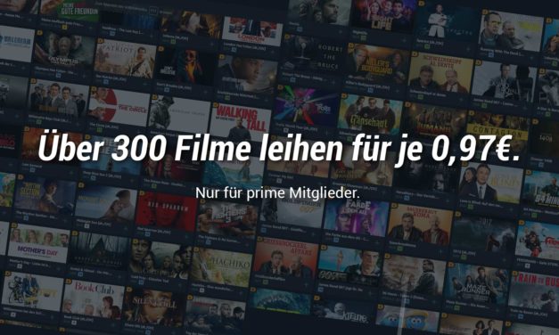 Heute Filme für 0,97€ auf amazon prime Video leihen